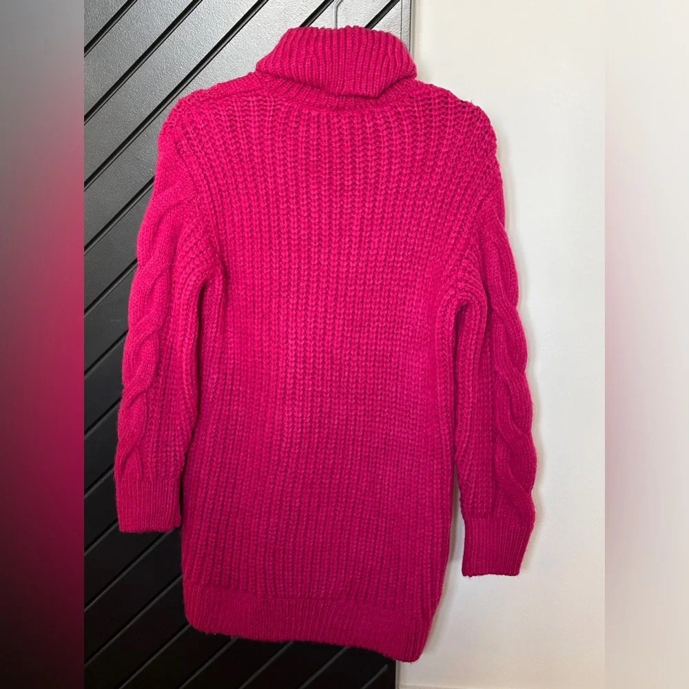 Mango knitted turtleneck dress. Size 2. Worn only once. - Picture 3 of 3
